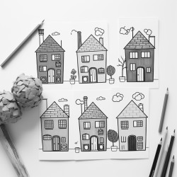 4 houses 1 nest