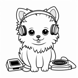 pomeranian dog dj