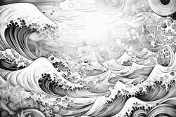 deep ocean with riftia