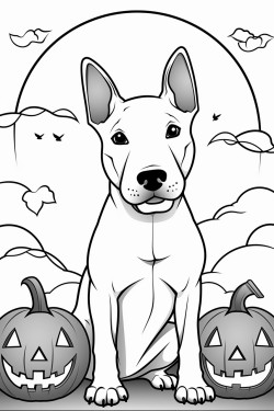 halloween bull terrier