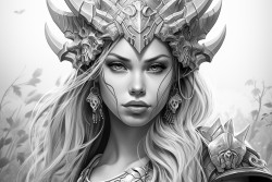 female worriors with tattoos all over body