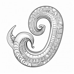 coloring book for adults shofar horn