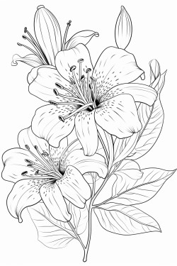 flower in the format of a botanical illustration plate