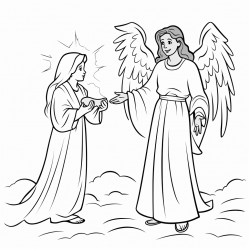 angel appears to hebrew woman
