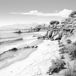 la hermosa playa y bahia del ferrol chimbote per en los aos 1960