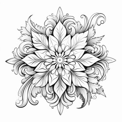 psychedelic snowflakes  unique snowflake designs with intricate details