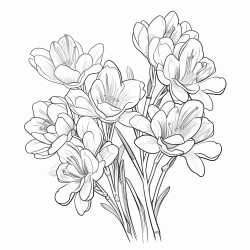 freesia flowers