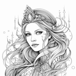 a elf girl who is water themed
