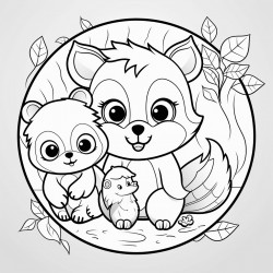 cute cartoon animals