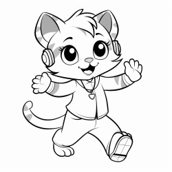 cat dancing