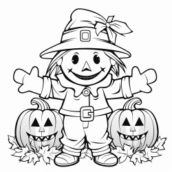 pumpkins scarecrow fall