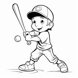 teenage boy hitting a home run for the huskies