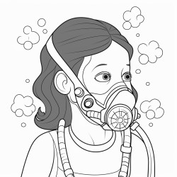 breathing oxygen