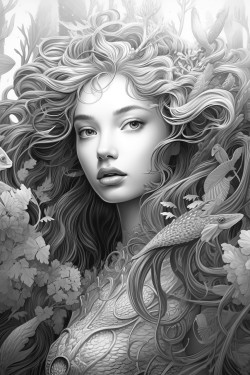 black mermaid