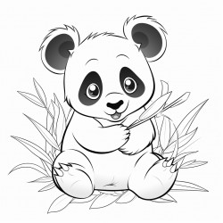 panda eating bamboo
