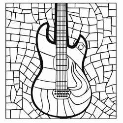 mosaic guitar