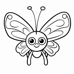 a cute little moth