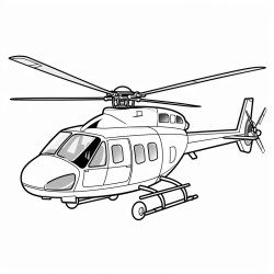 helicopter taking off