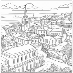 the town of frederiksted stcroix