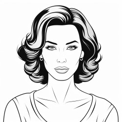 a realistic woman