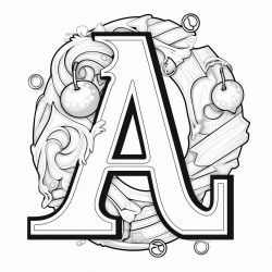 candy letter a