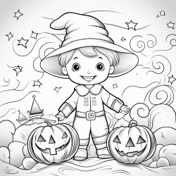uroczy wampir halloween