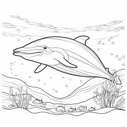 whale in the sea