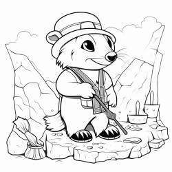 archaeologist badger