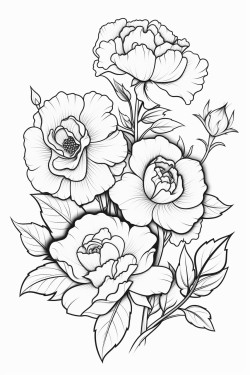rosas en un jardn