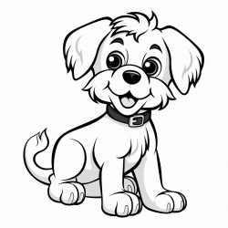 can you make me coloring book about dogs for kids