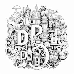 big fancy letters saying one of these days