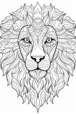lion mandala