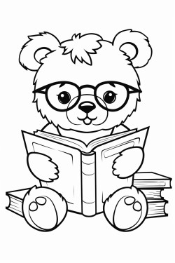 teddy bears reading