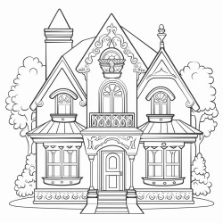 filligree gingerbread hause interrior