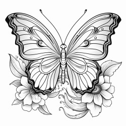 butterfly on flower
