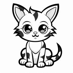 a cute kitten