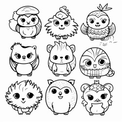 Moustros tiernos bonitos