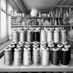 multiple spools of thread