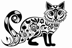 can you create a coloring sheet of an alebrije that has elements of a panther a snake a butterfly and a red panda