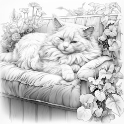 ragdoll cat sleeping