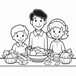 a thanksgiving table