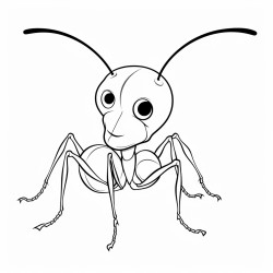 ant a large red ant that can be found in forests