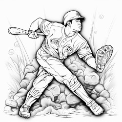 jugador de beisbol receptor