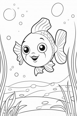 fish under the water