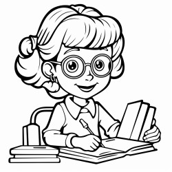 una zarigueya que es profesor y educa a los nios
