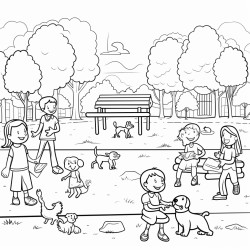 kids play in the park