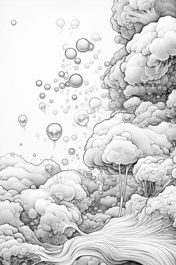 bubbles up