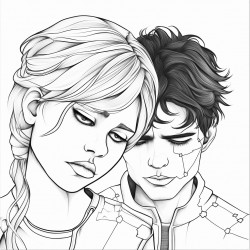sad boy and girl