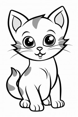 kitten playing