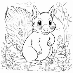 a squirrel that cares about wellness and wellbeing